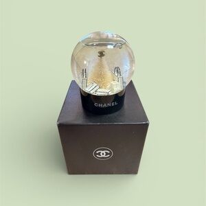 CHANEL Snow Globe with Gold and Silver Accents